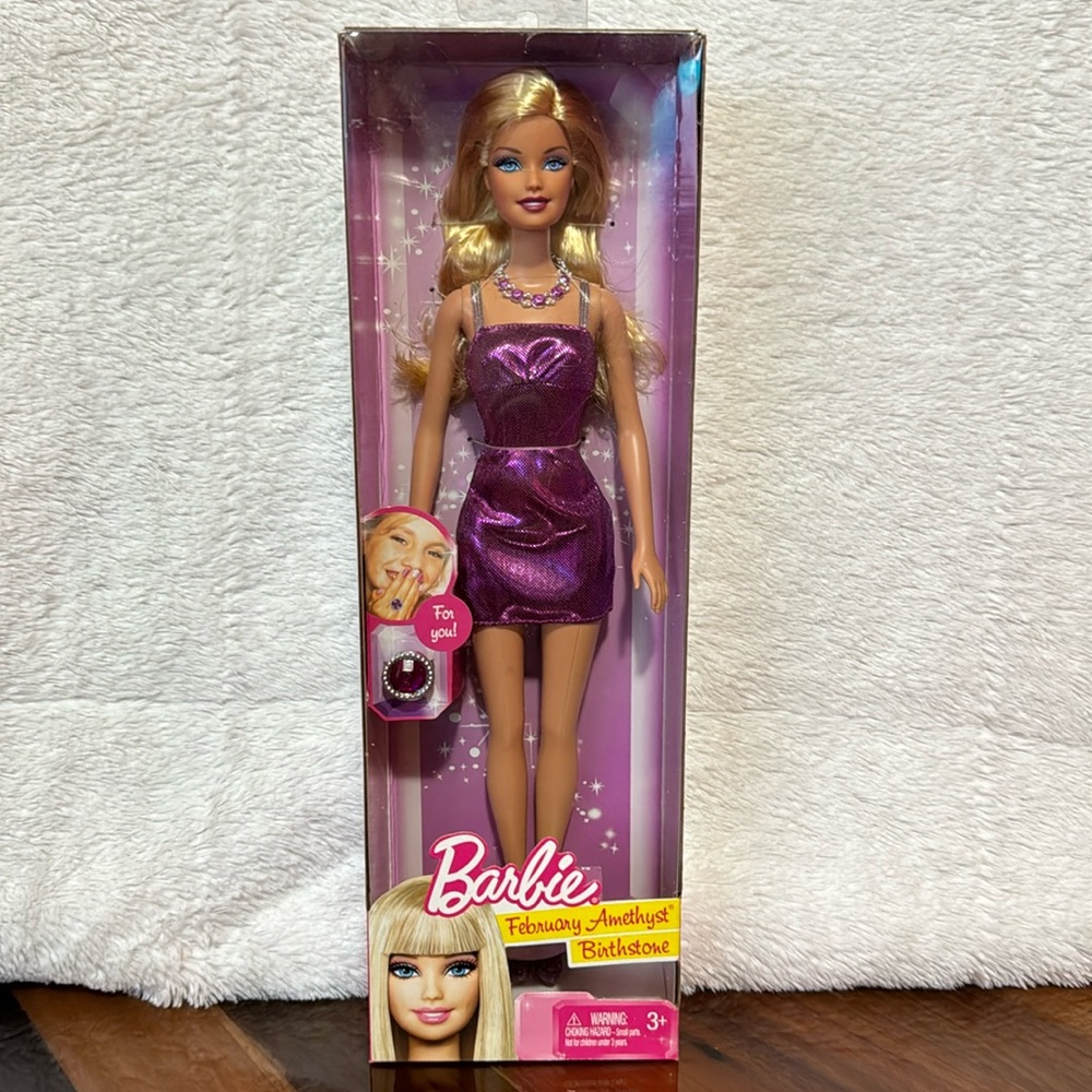 Mattel Barbie 2010 February Amethyst Birthstone
